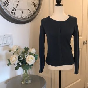 Pretty Blue Cotton Forever 21 Cardigan